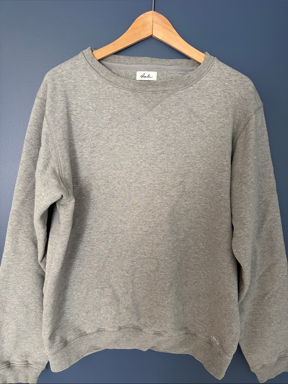 Men's Heather Gray Crewneck Sweatshirt - Casual Everyday Pullover